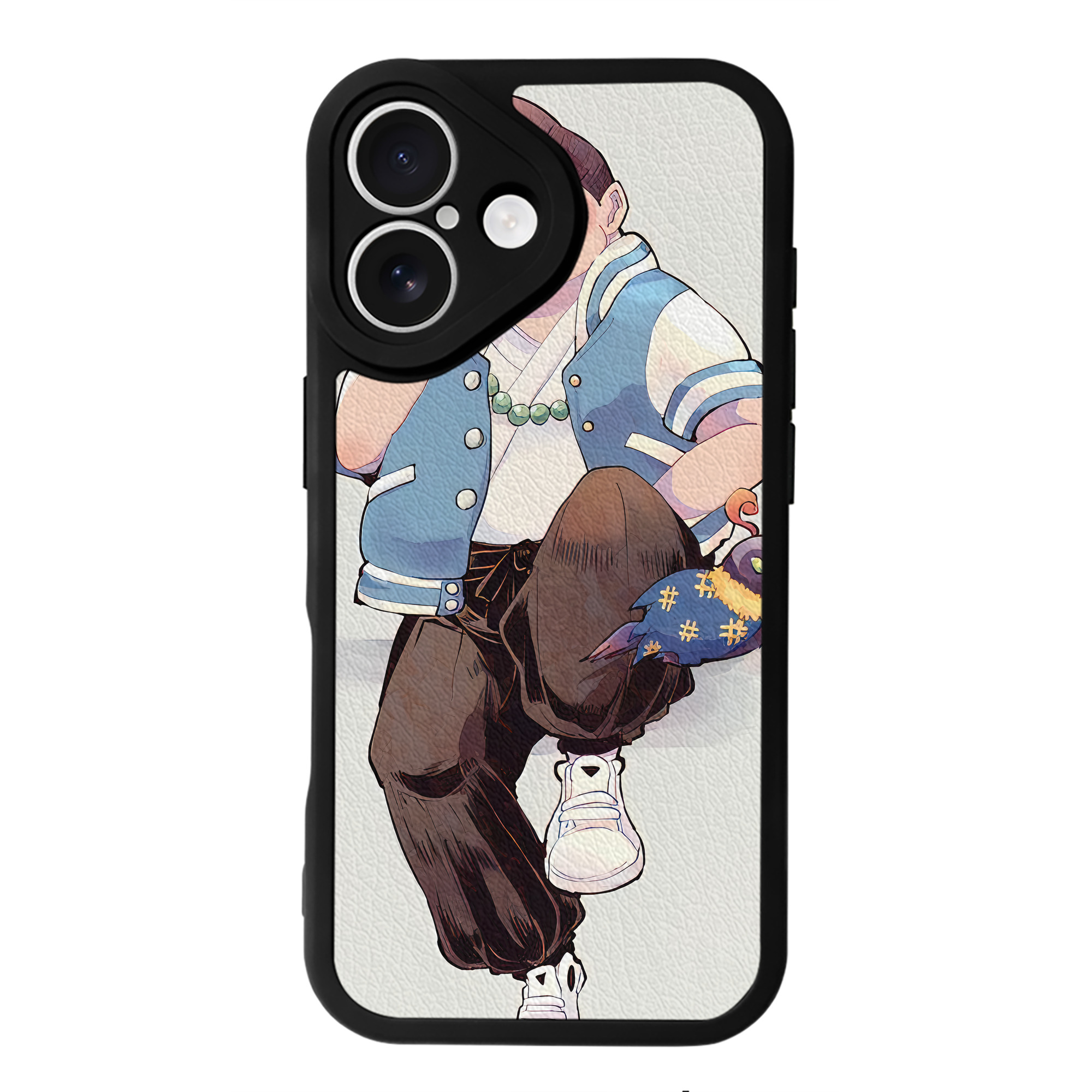 （画像用） 妖怪ウォッチ Yo-kai Watch 【iPhone 16シリーズ対応】シリコンスマホケース（レザー調） 材質：シリコン